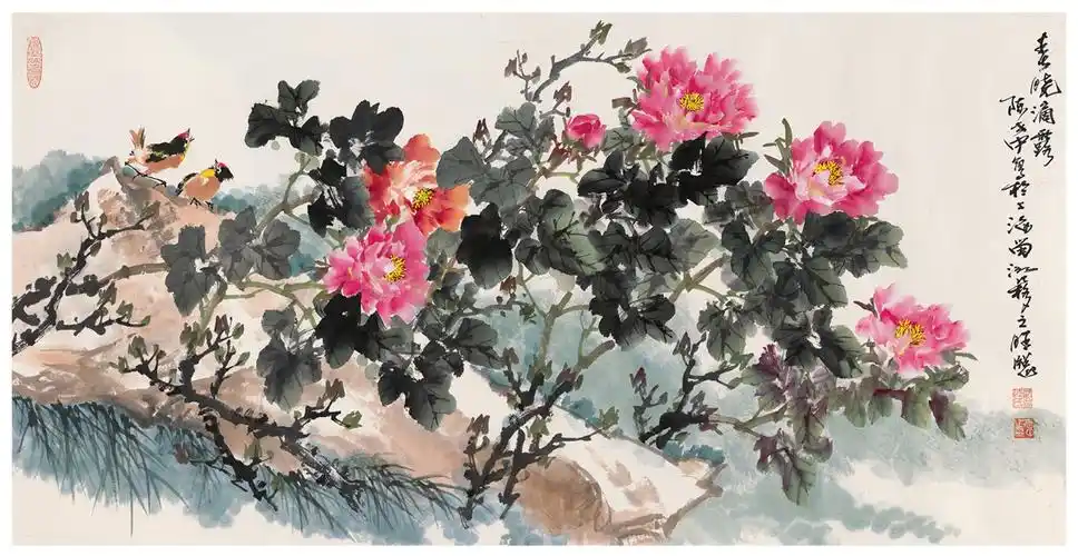 陈世中(1944～ ) 春晓滴露图估价:rmb  10,000-20,000lot号:182江理平