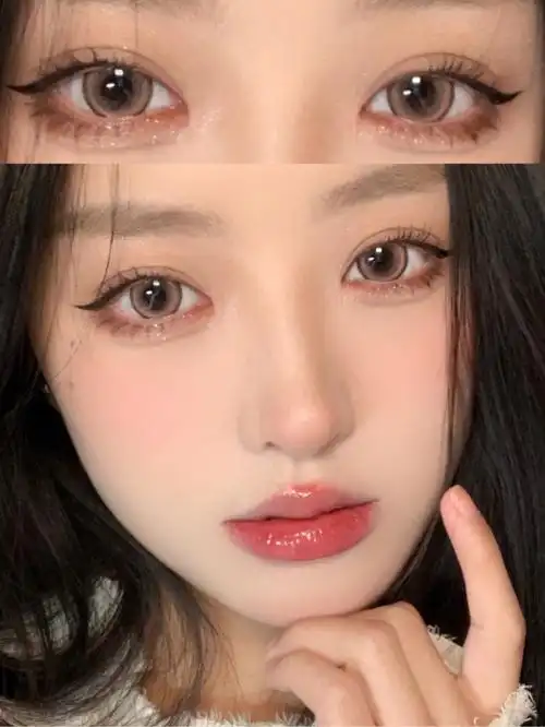 可爱爆炸蜜桃色狗狗眼真的太可爱了75