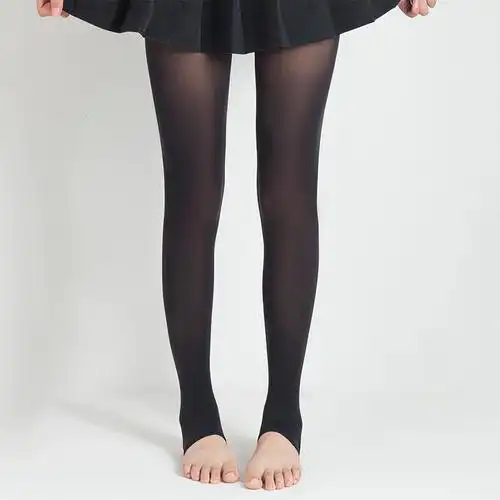 梦娜踩脚女丝袜连裤袜防勾丝50d高弹t裆加裆半透肉春秋百搭打底