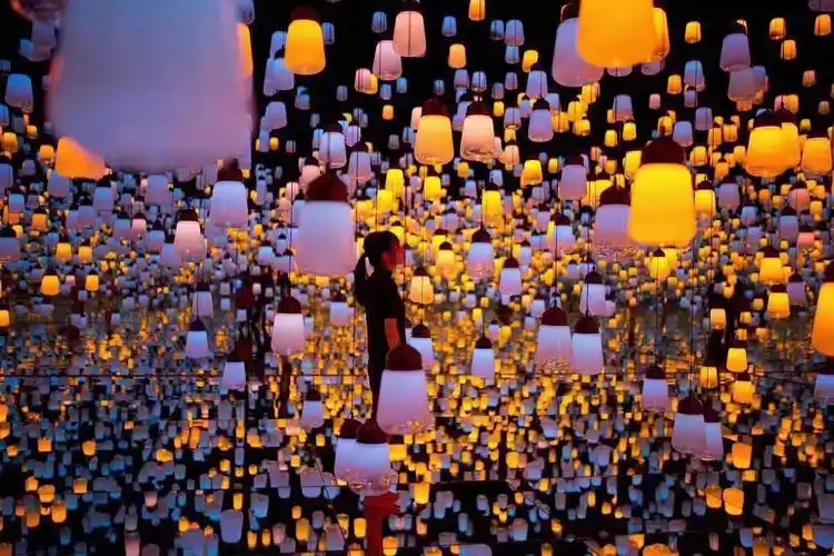 森林呼吸灯网红呼吸灯梦幻吹气会亮的灯