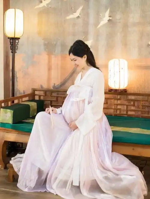 广州古风孕妇照汉服孕妇照