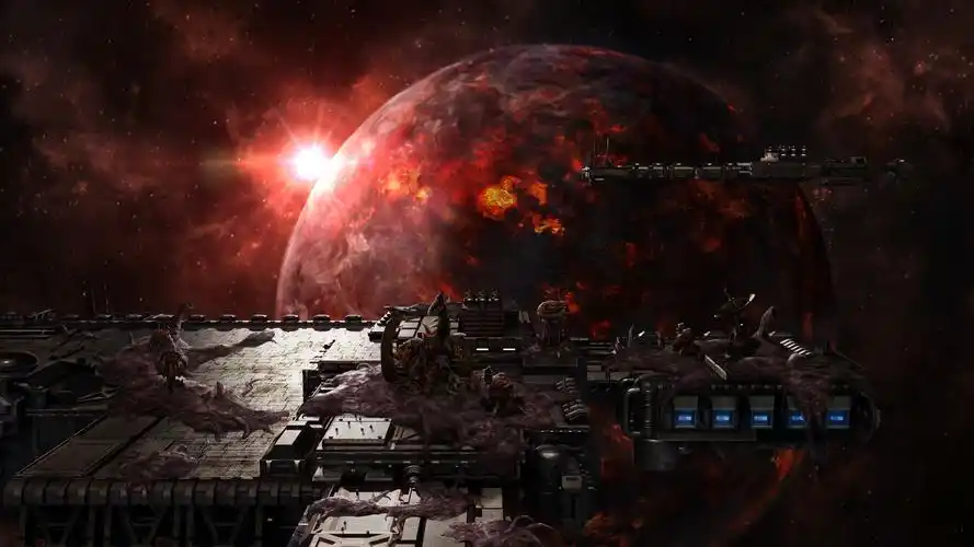 [分享]星际争霸重制版游戏内壁纸拆包,分辨率3412x1920