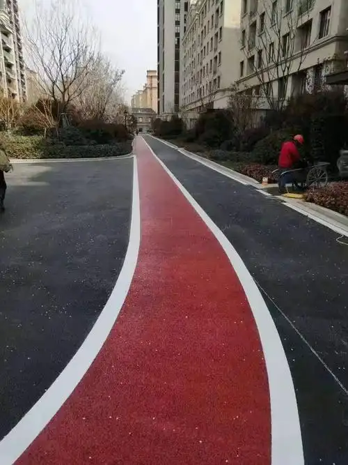 交地 彩色沥青路面 彩色沥青路面施工