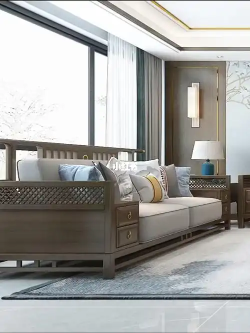 新中式装修效果图1