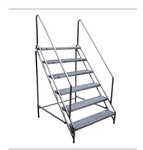 家用工业梯不锈钢可移动户内外登高三四五六步加厚台阶梯凳6个踏步