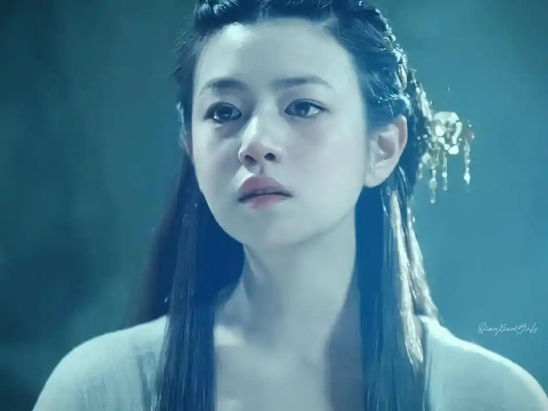 陈妍希版本的小龙女如果是这个造型,这个状态,应该会很惊艳吧,她完全