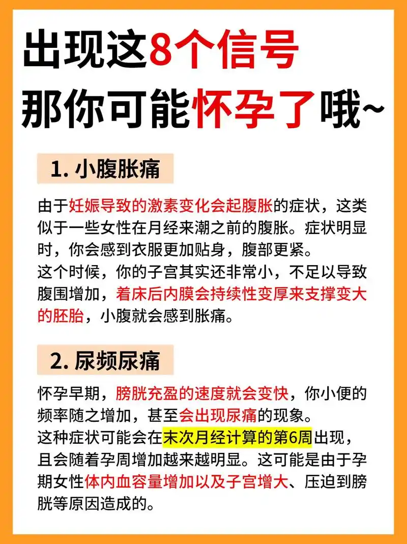 怀孕初期8大症状75不用验孕棒也能知道75.