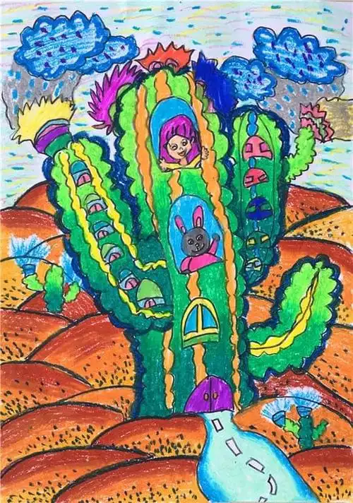 2017重庆环保网络晚会 "环保有我"创意作品:no151:王羽涵《沙漠新绿洲