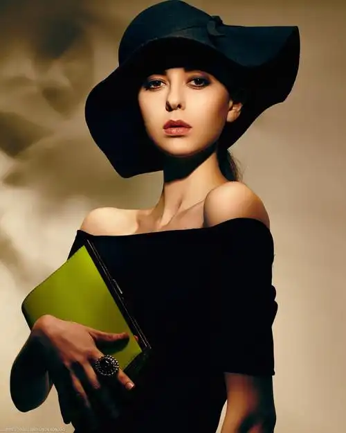 欧美时装模特写真图片