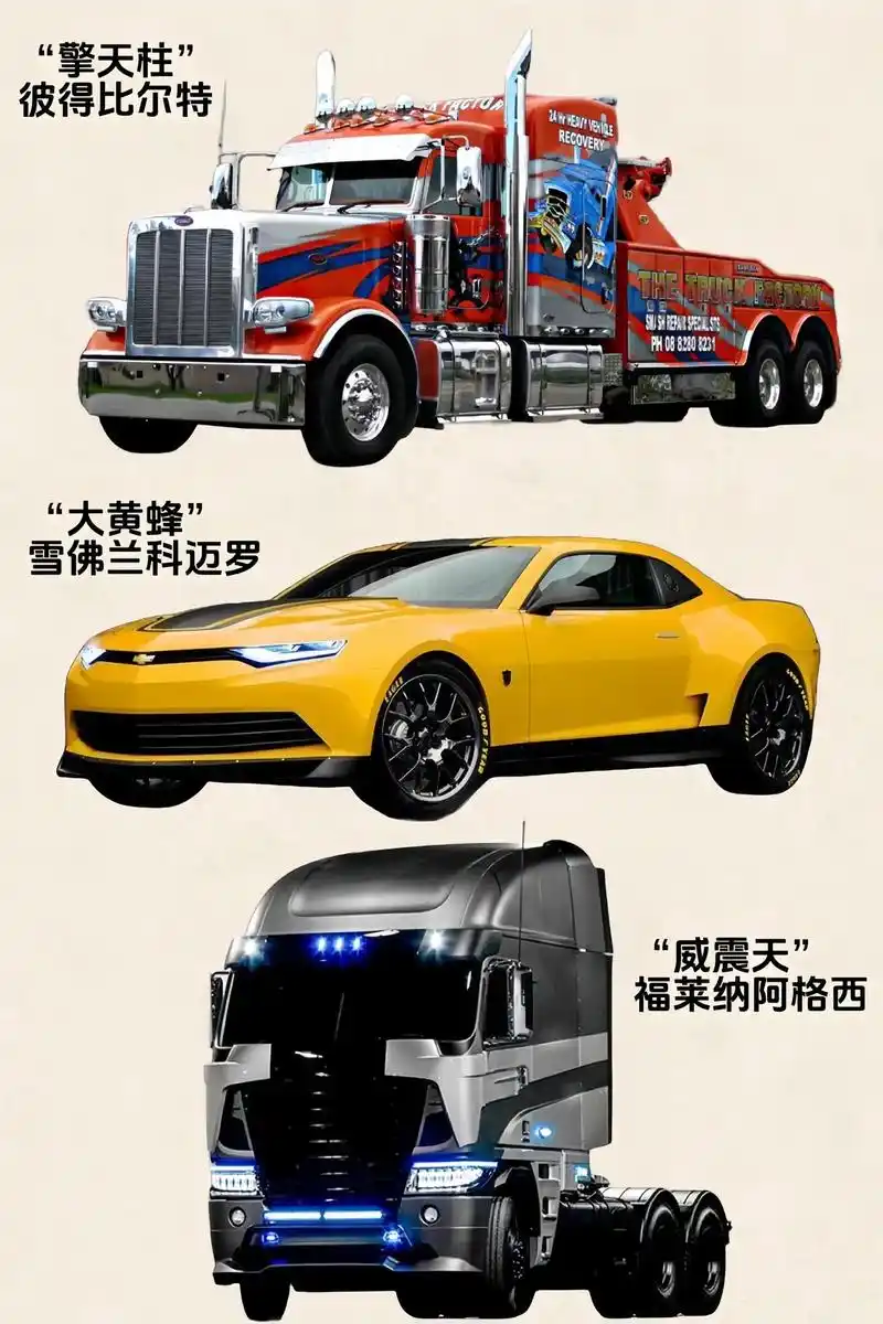 "变形金刚汽车人原型车大盘点"#变形金刚 #超级跑车 - 抖音