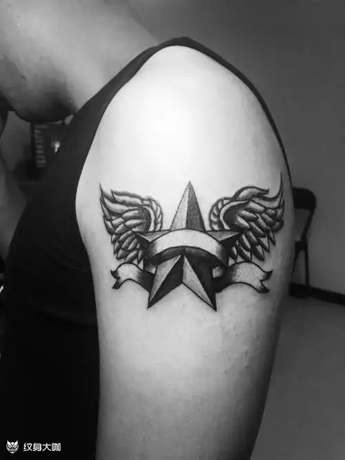 大臂_纹身图案手稿图片_洋洋洋的纹身作品集