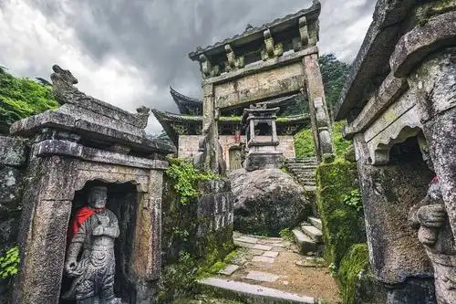 江右 上饶 三清山道教标志性建筑三清宫