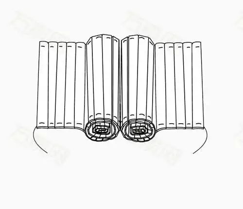 古时候的竹简简笔画