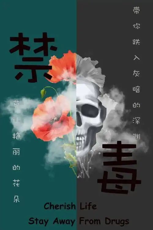 绘无毒青春创健康校园ii禁毒知识海报大赛结果揭晓啦