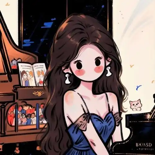 钢琴公主头像来咯～    #夏日次元盛典
