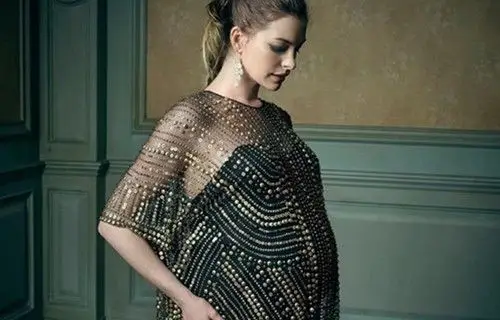 图看安妮海瑟薇大肚照合集女神怀孕也能美出新高度