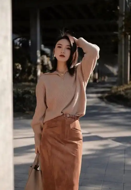 邻近色搭配出来的look有多时髦学时尚博主造型穿出高级感