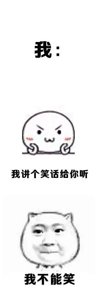 搞笑表情包当我给别人讲笑话