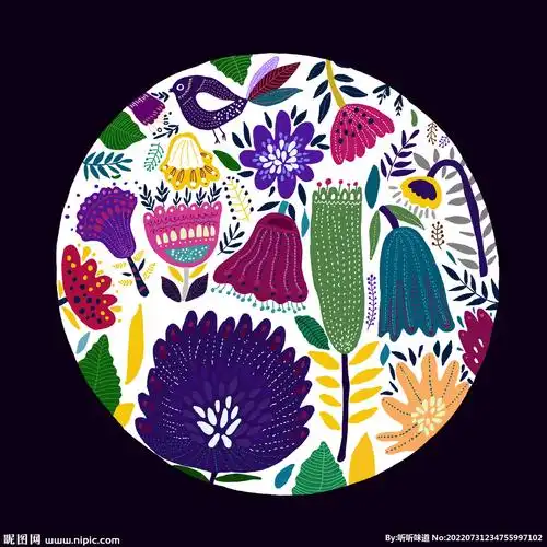 创意花朵装饰画拼图设计图__广告设计_广告设计_设计图库_昵图网nipic