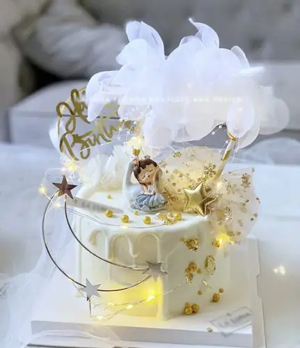 {汐点}新品女孩网红创意生日蛋糕 儿童卡通动物芝士奶油蛋糕成都