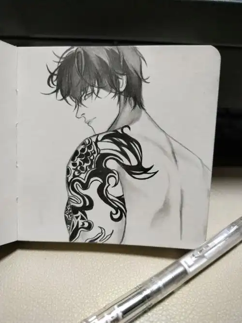 真的想给宝宝起名叫张起灵(真的感角很霸气),可惜我哥不让#手绘临摹