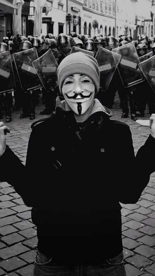 黑白的照片,小丑的容貌,内心世界