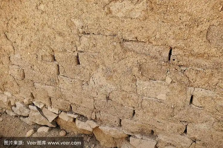 土坯墙,经典的土坯墙样品,土耳其土坯墙