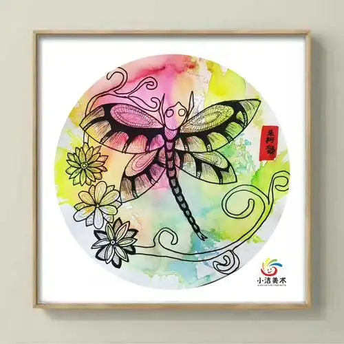 小洁美术2020朱柯凝小朋友个人作品集