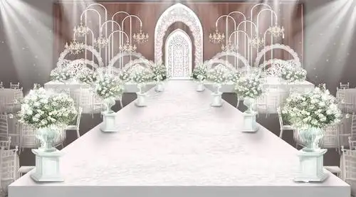 欧式简约婚礼效果图