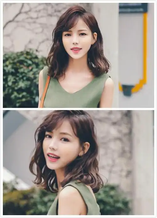 短发大卷发型,短发图片,发型图片