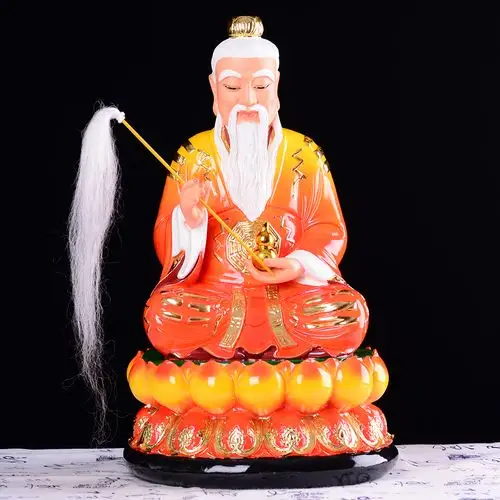 三清道祖太上老君神像道德天尊像老子元始灵宝天尊像道教树脂摆件
