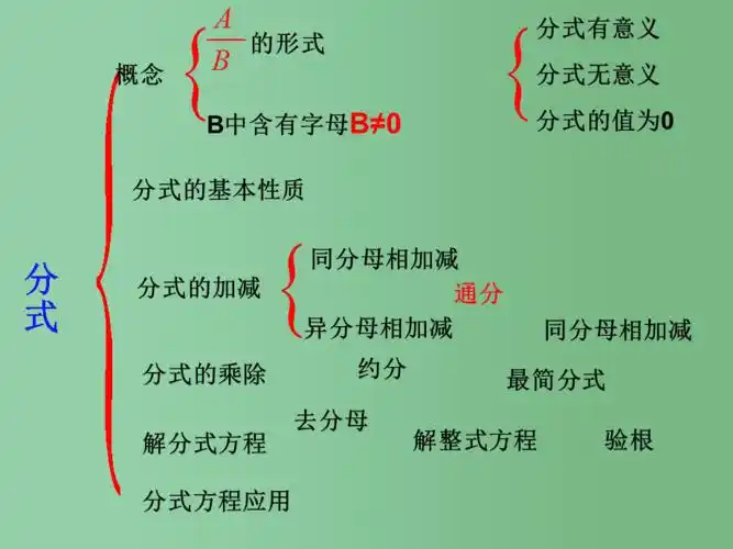 八年级数学上册第三章分式整章总复习青岛版