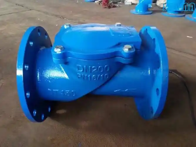 自来水污水橡胶瓣止回阀h44x