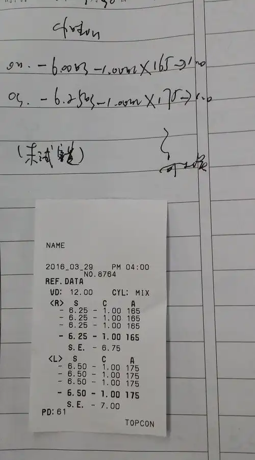 这张验光单怎么看?配镜的话选择什么镜片比较适合?