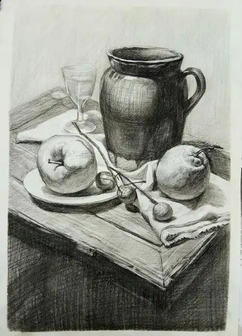静物素描