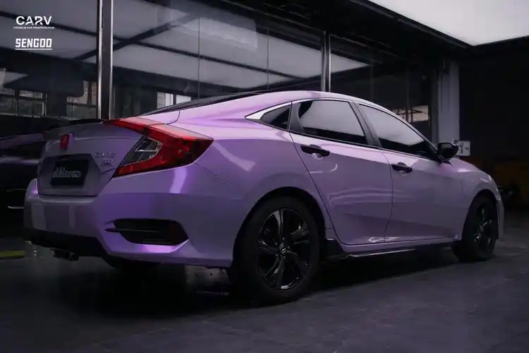 双色糖果灰魅紫6695 本田思域