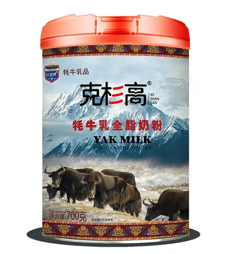 牦牛奶粉#  #艾婴健# 克杉高牦牛乳全脂奶粉,来自天然牧场放养,靡一