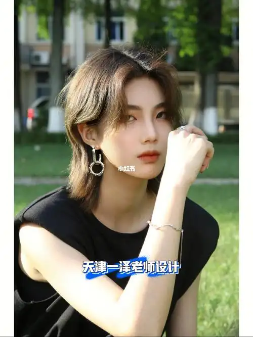 天津3am发型设计 一泽老师: 狼尾鲻鱼头 这种日系短发鲻鱼头