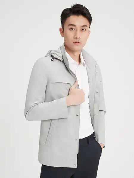 忘不了男装品牌2022春夏纯色灰白色欧美原宿复古个性清新网红爆款短款