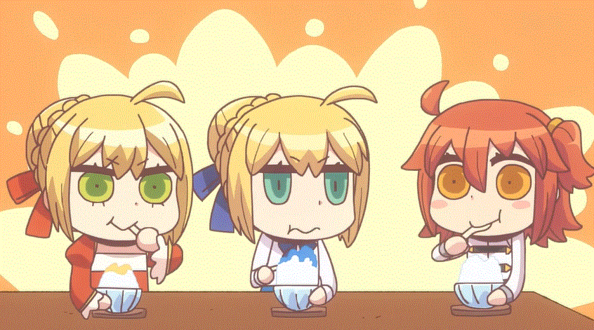 精神污染c理性蒸发a艺术审美e从漫画了解fgo动画里截取了一些表情做了