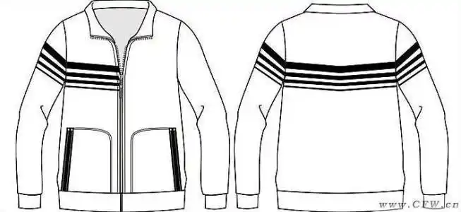 简笔画穿校服高中生