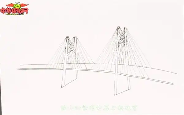 港澳珠大桥简笔画