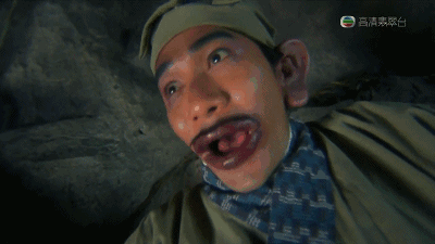 还有很多人熟悉的《倩女幽魂3》里的小和尚,《东成西就》里的香肠嘴