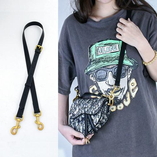 适用迪奥bobby肩带配件dior马鞍包改造单肩斜跨包带子替换背带