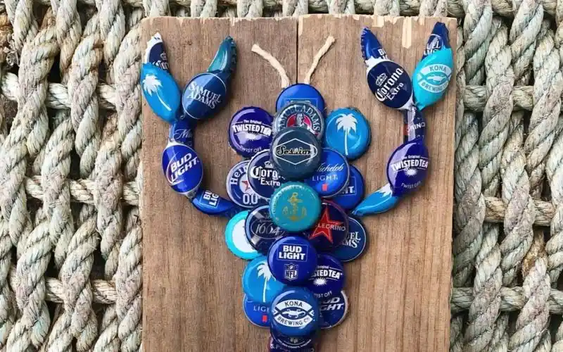 酒瓶盖手工制作