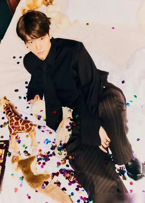 伯贤bambi概念照曝光大家要好好锻炼心脏哦