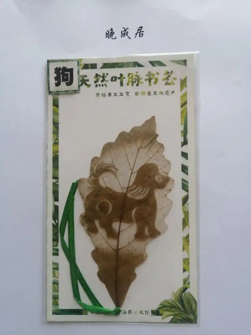 书签之美18——世界上没有完全相同的两片树叶 题记:形态各异的书签