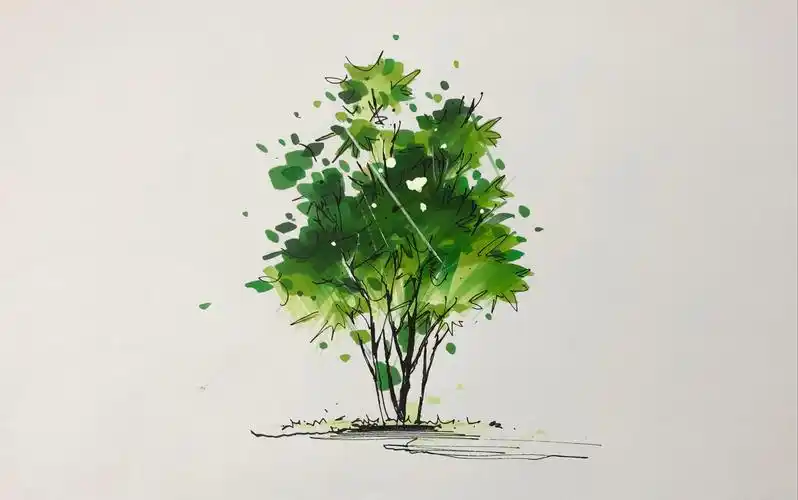 【马克笔手绘】景观植物教程_哔哩哔哩 (゜-゜)つロ 干杯~-bilibili