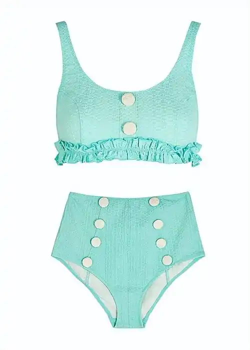 11 个还佳奢华设计师泳装品牌:迷人的比基尼和女士泳装-第8张图片