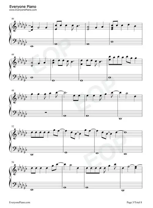 gone-rosé-blackpink五线谱预览3